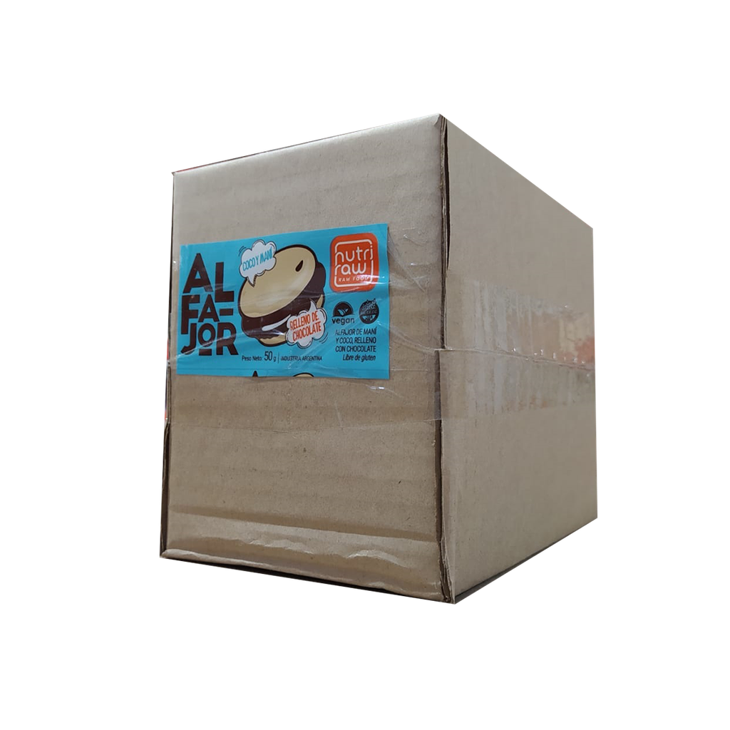 Caja x24 alfajores - MARRAWCO - Nutriraw