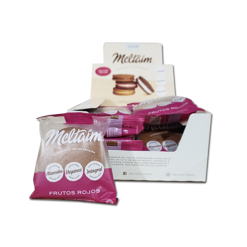 Caja x12 alfajores - FRUTOS ROJOS - Meltaim