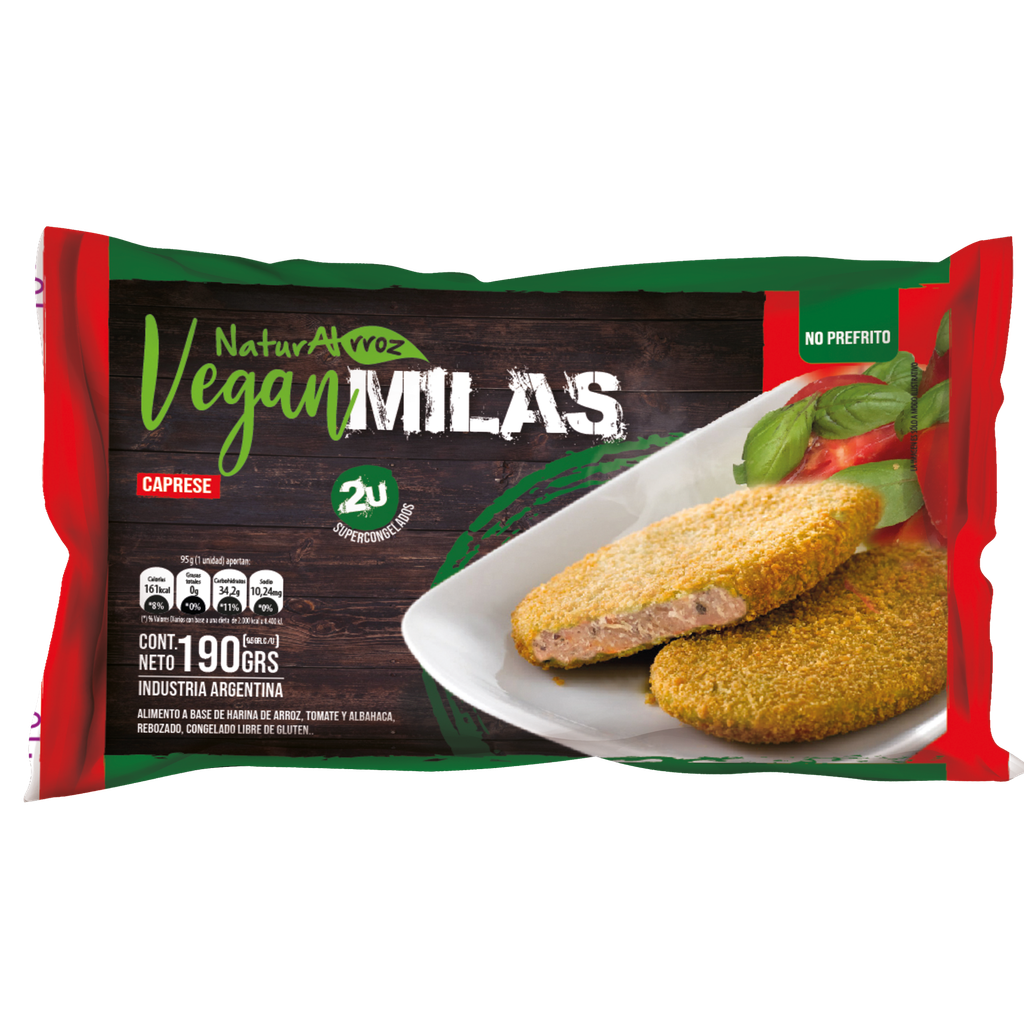 Milanesas de CAPRESSE x2u - Naturalrroz
