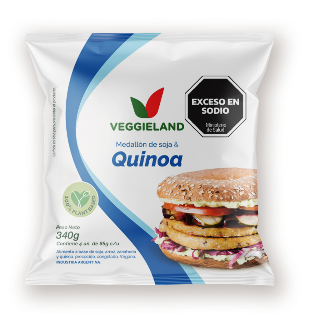 Medallones SOJA y QUINOA x4u - Veggieland