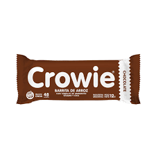 Caja x12 barras - ARROZ c/chocolate NEGRO - Crowie