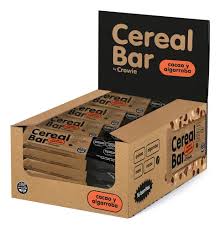 Caja x16 barras - CEREAL de CACAO y ALGARROBA - Crowie