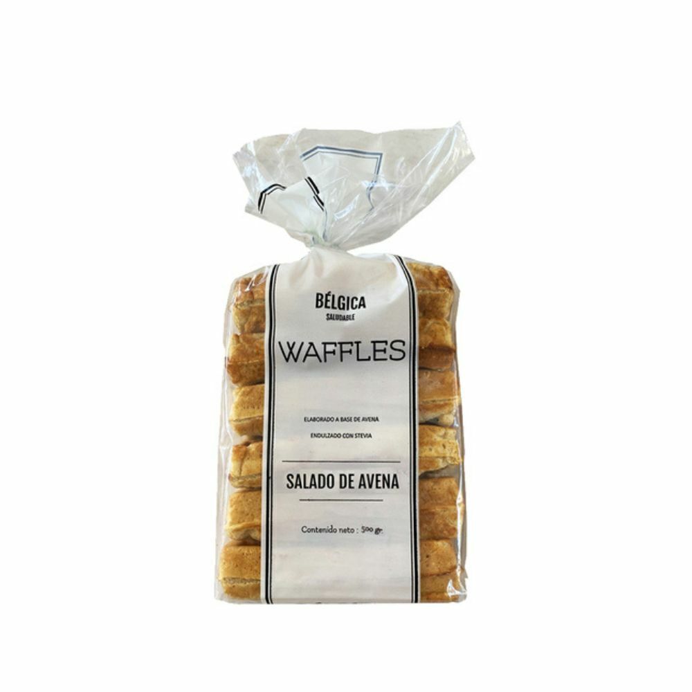 Waffles SALADOS congelados AVENA x6u - Belgica