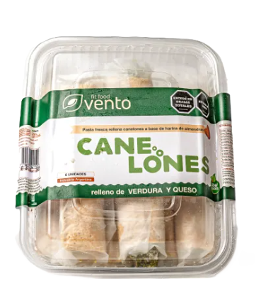 Canelones VERDURA y MUZZARELLA x6u - Vento