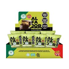 Caja x12 alfajores - PISTACHO - Felices
