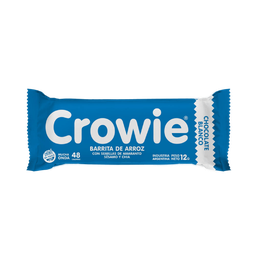 [2600] Caja x12 barras - ARROZ c/chocolate BLANCO - Crowie