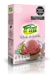 [1065] Helado sabor FRUTILLA c/STEVIA x40g - Trini