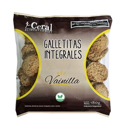 [2244] GALLETITAS integrales de VAINILLA x180g - Ceral