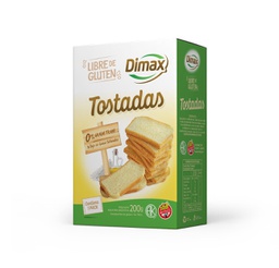 [1357] Caja de TOSTADAS x200g - Dimax