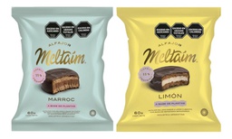 [719] Caja x12 alfajores PROTEICOS - LIMON y MARROC- Meltaim