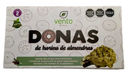 [1651] Caja x2u - Dona KETO de PISTACHO y CHOCOLATE BLANCO - Vento