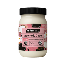 [2023] Aceite de coco VIRGEN ORGANICO x500cc - Entrenuts