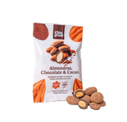 [155] Caja x16u - ALMENDRAS c/CHOCOLATE - Chia Graal
